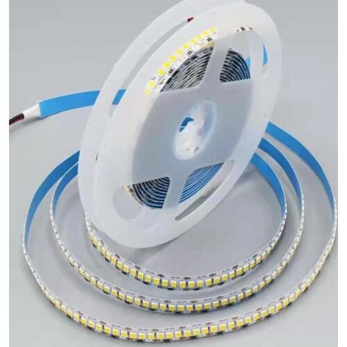 High Brightness 240Leds/m SMD 2835 Soft Flexible Light Strip 12V 5M 1200Leds No Waterproof Led Tape White Neutral Warm Light
