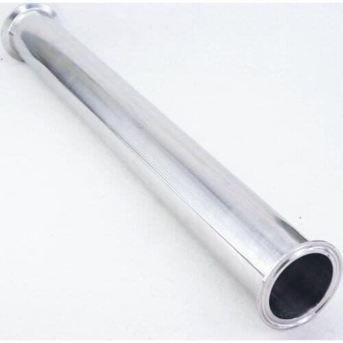 2" Tri Clamp x 51mm OD Pipe Sanitary Spool Tube Length 458mm(18") For Homebrew SUS304 Stainless Steel