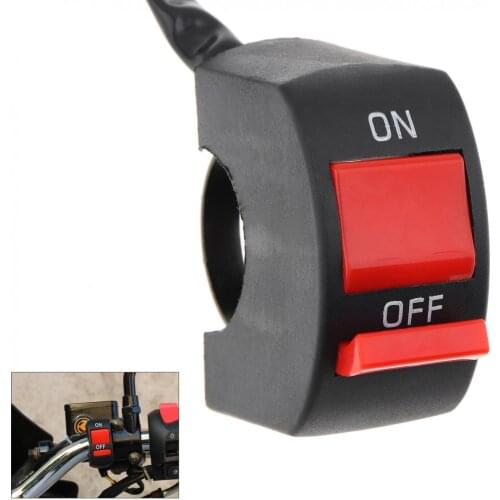 22MM Motorcycle Handlebar Switch Double Flash Switch LED Headlight Switch Controller Switch Lights Overtaking fit for Motorbike