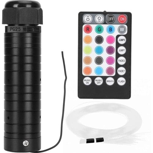 Car LED Fiber Optic Light Modified Ceiling Kit 12V RGBW LED Ceiling Star Lights for Bluetooth APP Party Music Festivals