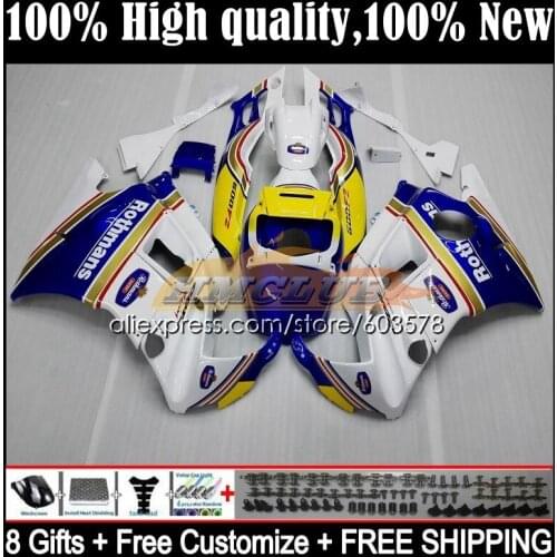 +Tank For HONDA CBR 600 F2 FS 1991 1992 1993 1994 10CL.0 CBR 600F2 CBR600FS CBR600F2 CBR600 F2 91 92 93 94 Fairing Rothmans Blue