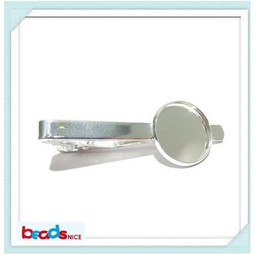 Beadsnice ID23039 high quality diy fashion tie clip kit - w/8mm bezel setting personalized photo tie clip