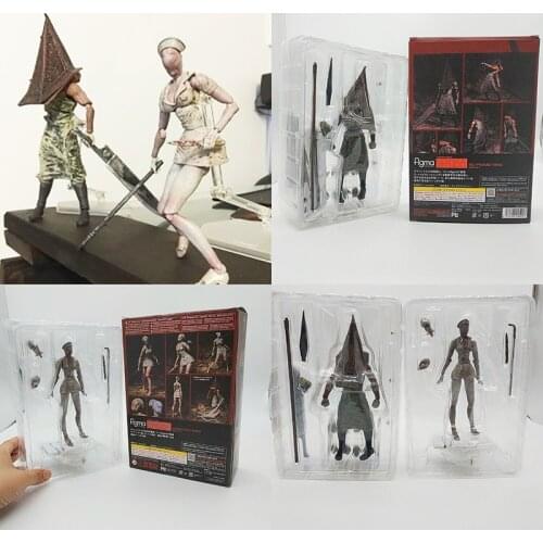 Silent Hill Figure Figma SP055 Silent Hill 2 Red Pyramd Thing Figure Bubble Head Nurse Sp-061 Action Figure Toy Halloween Gift
