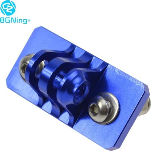 BGNing CNC Helmet Fixed Base Mount Adapter Holder Adapter Mounts for Gopro Max 9 8 7 6 5 for XIAOYI EKEN for Osmo Action Camera