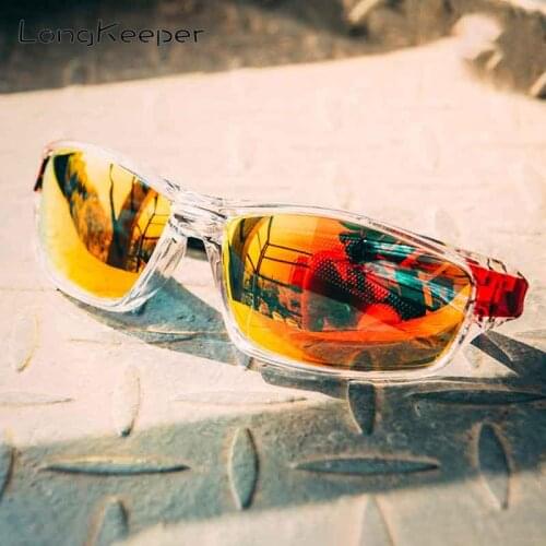 LongKeeper Brand New Polarized Glasses Men Women Vintage Driving Sun Glasses Classic Square Goggles Sports Eyewear Outdoor