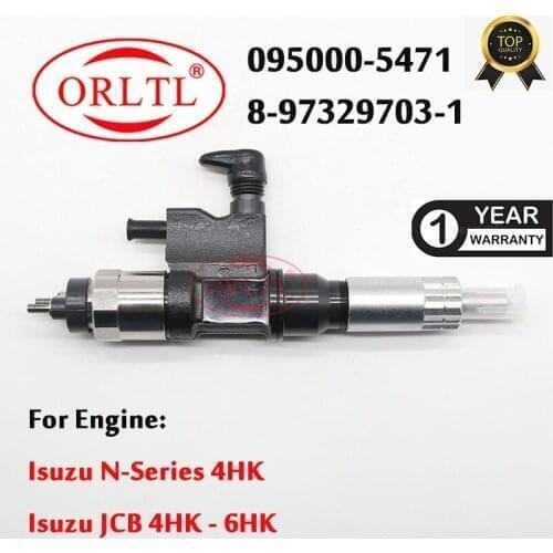 ORLTL 5471 Diesel Fuel Injector 095000-5471 (8-97329703-5) Original Inyection 0950005471 (8982843930) for Isuzu 6HK1 4HK1