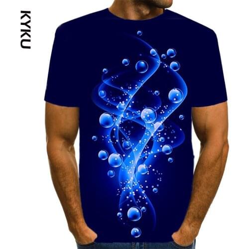 KYKU Mens 3D Funny Print T Shirts Short Sleeve T Shirt Men Women Harajuku Casual Tee Shirt Homme Streetwear T-shirt Men