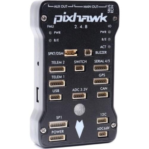 Pixhawk PX4 PIX 2.4.8 32 Bit Flight Controller only Board without TF card RC Quadcopter Ardupilot arduplane