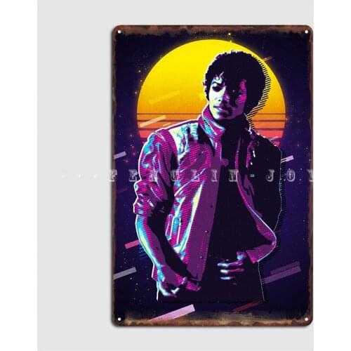 Michael Joseph Jackson Metal Sign Wall Decor Living Room Wall Mural Decoration Tin Sign Poster