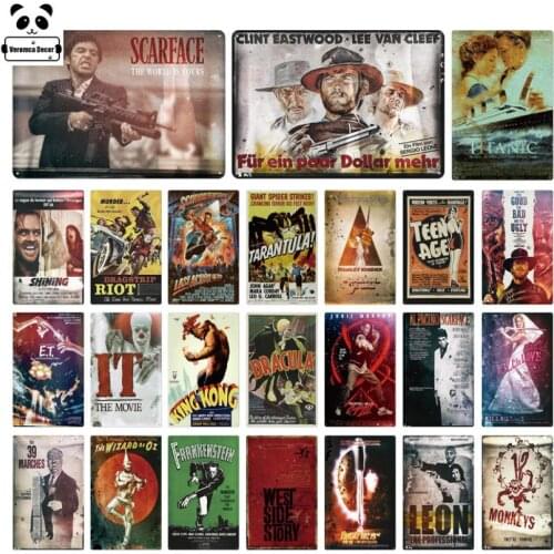 Old Movie Metal Poster Metal Sign Plaque Metal Vintage Tin Sign Wall Decor For Bar Pub Club Man Cave Metal Signs