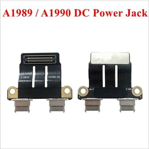New 5pcs/lot for Macbook Pro Retina 13" 15" A1989 A1990 DC-IN DC Power Jack Connector Board Flex Cable 821-01646-02 2018 Year