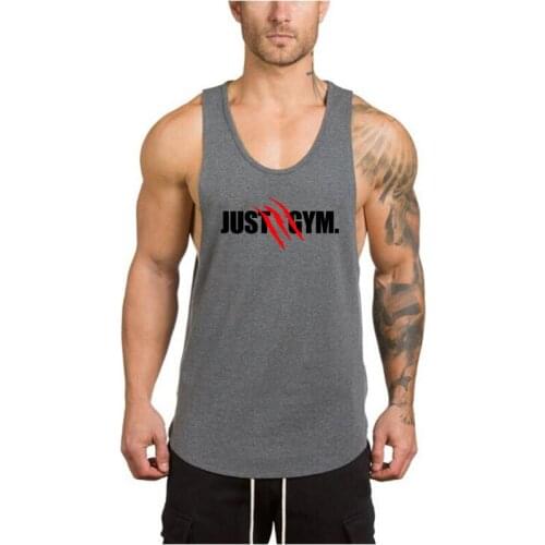 New Arrivals Bodybuilding Stringer Tank Top Men Just Gyms Tanktop claws Print Fitness Clothing Muscle Vest Male Undershirt