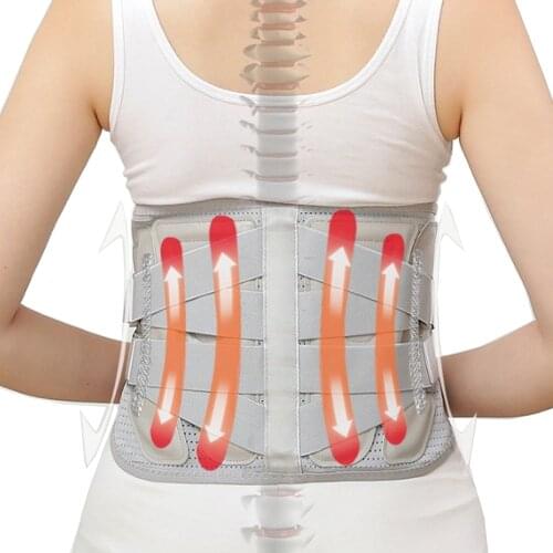 Men Women Self-Heating Neoprene Lumbar Support Professional Lower Waist Adjustable Back Belt Brace Spine Orthopedic Pain Relief