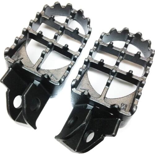 Aftermarket Motorcycle Parts GRAY Motocross MX Foot Pegs For suzuki 96-97 DR650SE 90-95 DR350 1990-1993 DR250 GRAY