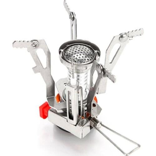 New Arrival Mini Camping Stoves Folding Outdoor Gas Stove Portable Furnace Cooking Picnic Split Stoves Cooker Burners