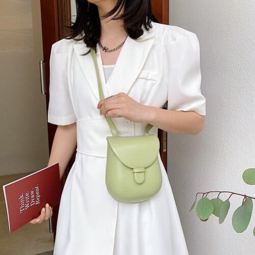 Casual Shoulder Bags Shopper Purses and Handbags Solid Color Crossbody Bag 2021 Summer New Womens Wallet PU Leather Messenger