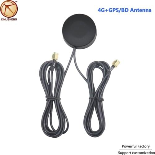 Professional 4G LTE+GPS/BD mimo 2x2 RG174 Cable with 1575.42Mhz 28dbi/7dBi Antenna