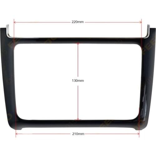 Android Car DVD Frame for Volkswagen VW Polo 2014 2015 2016 2017 2 Din Auto Radio Stereo Fascias Player Panel Dashboard