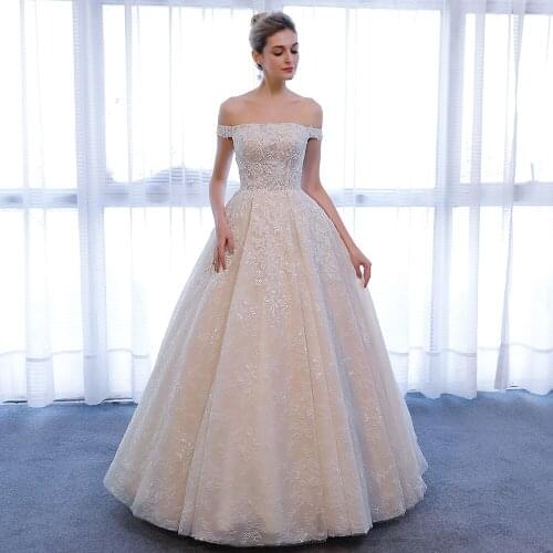 309 vestidos de novia 2020 alta calidad brautkleider hochzeitskleid lace appliques a line wedding dress