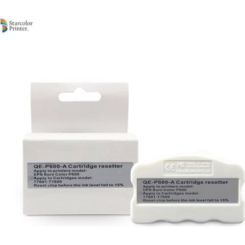 T7601-T7609 Ink Cartridge Chip Resetter For Epson SureColor P600 SC-P600 Printer Ink Cartridge Resetter Cartridge Chip Restore