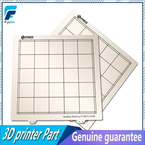 1pc Newest 300 * 300mm Spring Steel Sheet Heat Bed Platform 3D Printer Printing Buildplate For TEVO Tornado Lulzbot Taz6 Printer