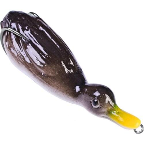 1pcs New Pesca Pike Fishing Lure Artificial Bait 18.5g 105mm Duck Lure Soft Baits Fishing Wobblers Frog Lure
