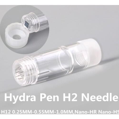 10pcs Original Hydra Pen H2 Needles Nano-HR Nano-HS Micro Needles Use 12 Pins Cartridge Hyaluronic Needle for Automatic Infusion