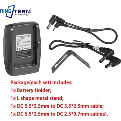 2Set/Lot BMPCC BMCC BMPC Camera Camcorder Power Supply System Mount Adapter Plate Holder for Sony Battery NP-F970 F950 F750 F550