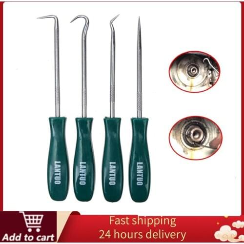 4Pcs/set Car Auto Vehicle Oil Seal Screwdrivers Set O-Ring Seal Gasket Puller Remover Pick Hooks Tools car accessories