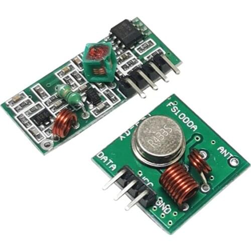 433Mhz RF Wireless Transmitter Module and Receiver Kit 5V DC 433MHZ Wireless For Arduino Raspberry Pi /ARM/MCU WL Diy Kit