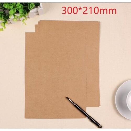 50pcs/lot 300*210mm New Vintage Blank Kraft Letter paper drawing paper office school supplies wholesale
