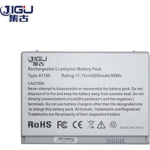 JIGU Laptop Battery A1189 MA458G/A MA458 MA458J/A MA458 /A FOR Apple For MacBook Pro 17" A115 MA092 MA611