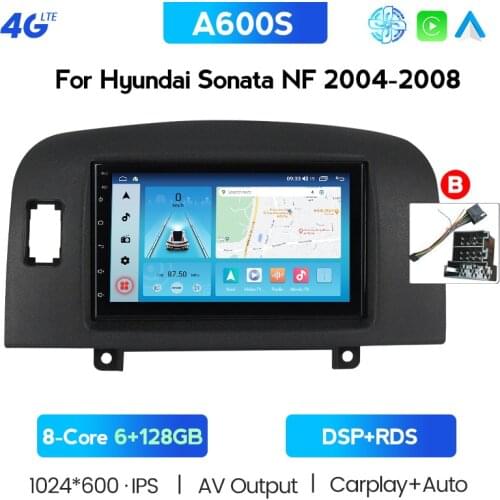 Wireless Carplay For HYUNDAI SONATA NF YU XIAN 2004 2005 2006 2007 2008 Android Player GPS Unit Auto Audio Stereo Radio Recorder
