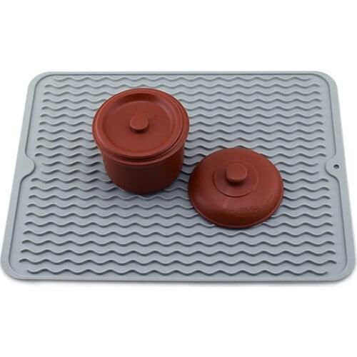 Large Silicone Table Placemat Premium Heat Resistant Drying Mat Tableware Dishwasher Dish Cup Cushion Tableware Table Mat