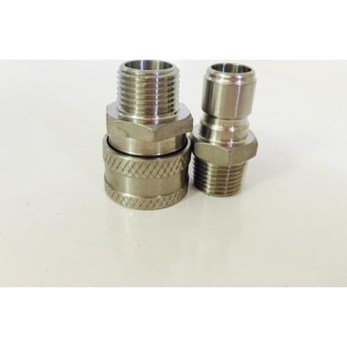 Stainless Female Quick Disconnect Set, Homebrew Fitting, 1/2"BSP, BPS stainless Disconnect beer Quick Disconnect home brewring