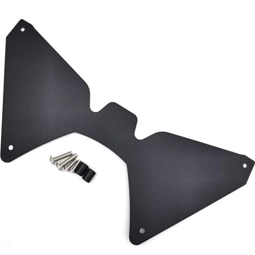 Black Fork Shield Updraft Deflector Reduce Helmet Vibratation For Honda Africa Twin 1000L