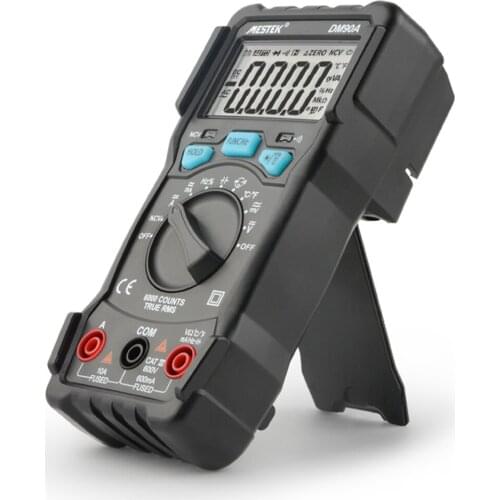 MESTEK DM90A 6000 Counts Auto-range True RMS LCD Digital Multimeter DC/AC Voltage/Current Meter Capacitance Resistance Tester
