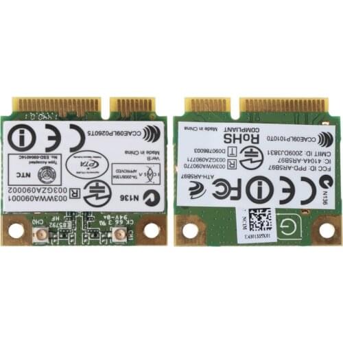 For Atheros AR9287 AR5B97 Wireless Adapter 300Mbps Mini Half PCI-E Wifi Card