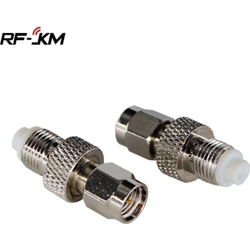 FME Male To SMA Plug RF Connector Straight FME/SMA Coaxial Cable Adapter