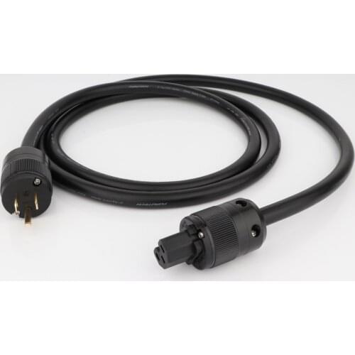 FURUTECH FP-314Ag 80 Cores Silver Plated OFC Conductor Power Cable line Power Cord with Gold Plated US/ EU Plug