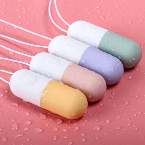 Wireless Vibrating Mini Bullet Capsule Jump Egg Remote Control Vibrating Egg For Women Adult Sexy Toys Vaginal Ball Masturbator