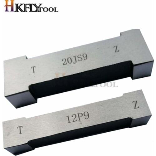 Key way gauge N9 P9 Js9 2-55 groove plug gauge go nogo measuring tool precision slot width gauge for test width