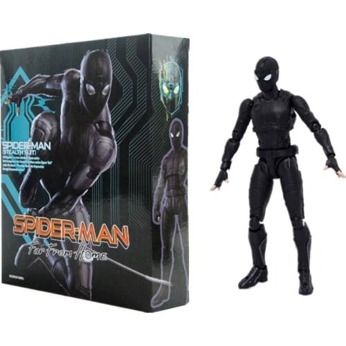 Marvel Avengers Super Hero Spider-Man Far From Home Spiderman Stealth Suit Action Figure Collection Model Toy Gifts