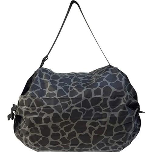 Reusable Grocery Bag Heavy Shopping Bag Foldable Tote Bag With Shoulder Strap