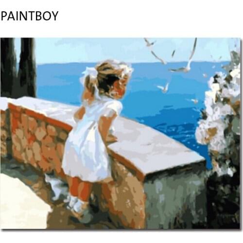 Paintboy Framed DIY Oil Painting By Numbers Painting & Calligraphy Pictures Home Decor For Living Room GX8102 40*50cm