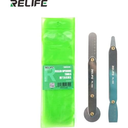 New 5pcs sets RELIFE RL-060 Disassembly Set Ultra-thin 1.0mm Thickness Metric Feeler Range Finder for Smart Phones Edge Remove