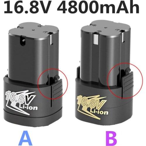 New 16.8v 4800mAh Universal Rechargeable Lithium Battery For Power Tools Electric Screwdriver Electric drill Li-ion Battery