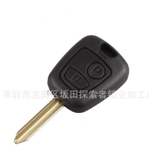 By DHL 1000pcs new Remote Key Shell Cover 2 Button For Citroen Xsara Picasso Berlingo 2002 2003 2004 2005 2006 2007 2008 Case