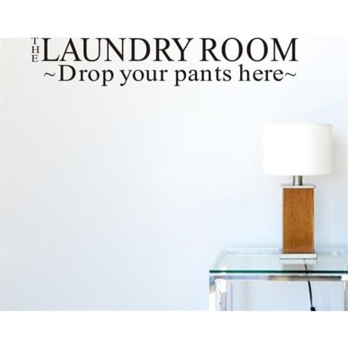 Laundry Room Wall Stickers living room Wall Decals Family Decoration Art mural PCV stickers