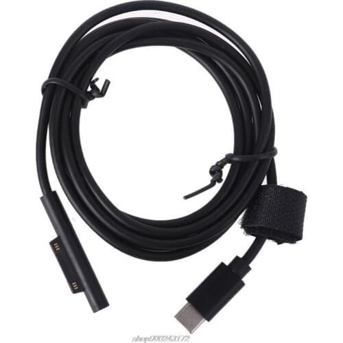 Durable USB C Type C Male Connect Cable 65W to Micro soft 5 Surface Pro 7/6/5/4/3 Laptop Au16 21 Dropship